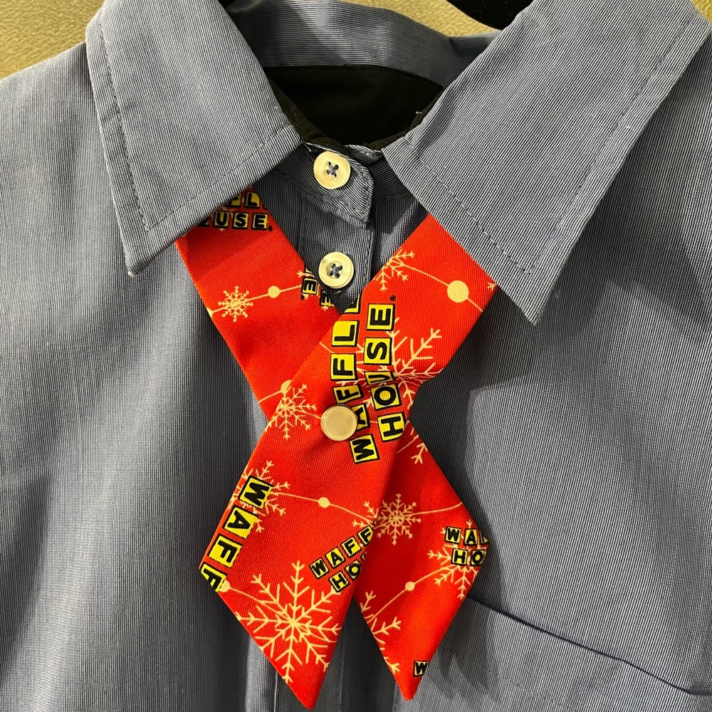 Waffle House Holiday Christmas Neck Tie